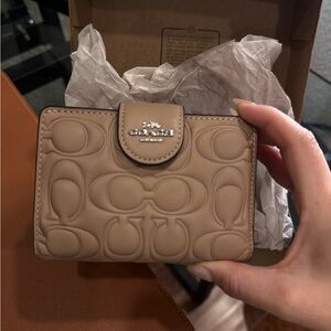 NWT Coach Padded Leather Wallet